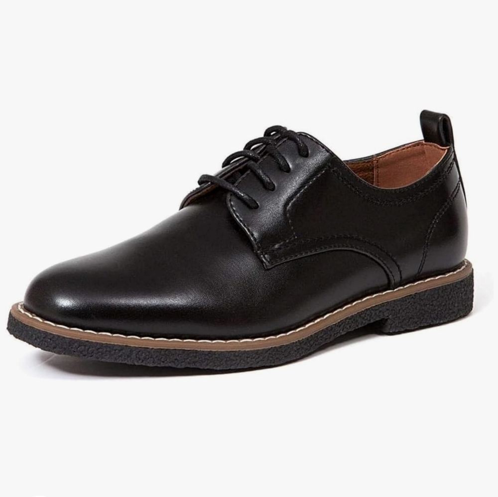 Boys Black Dress Shoes